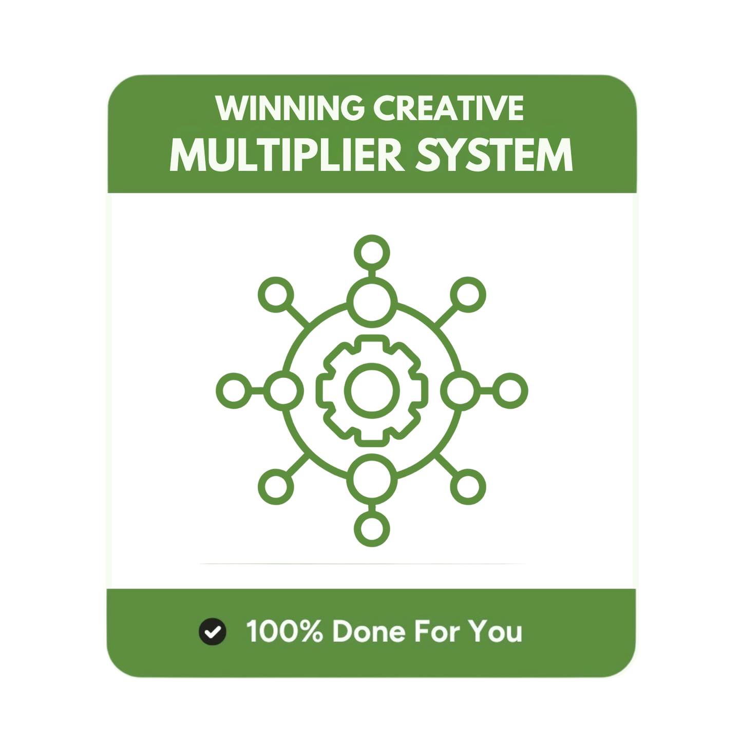 Winning Creative Multiplier System Done For You